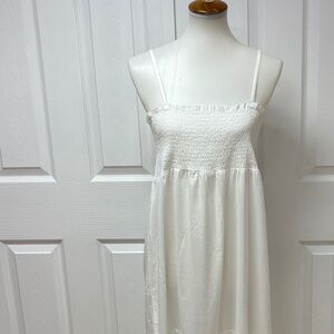 Guapa Agra White Dress‎ - Size L - NEW with Tags.